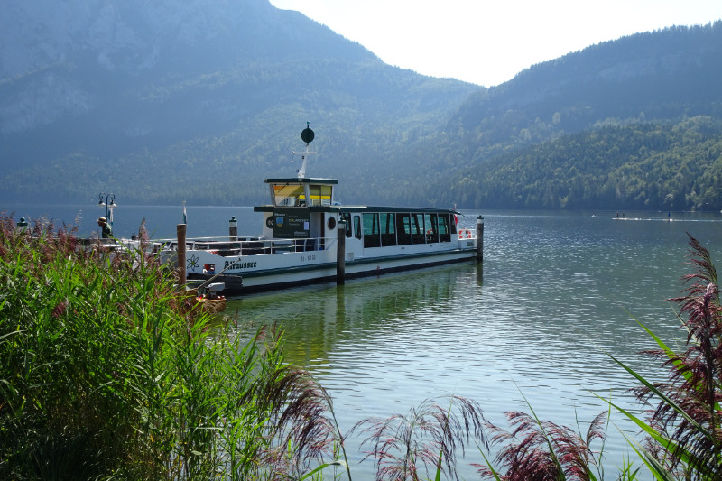 Mit diesem Solarschiff machten die Senioren eine Rundfahrt am Altausseer See.