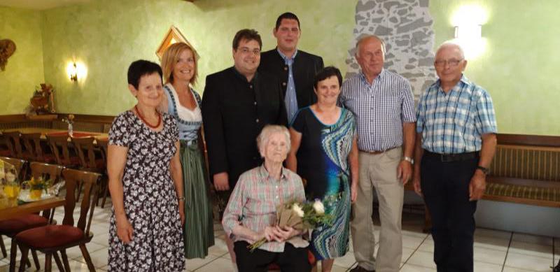 27.07.2019 Gratulation zum 95.Geburtstag von 
Rosa Tatzreiter